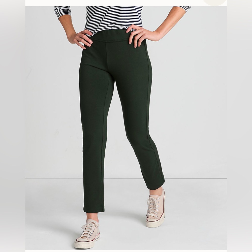 Lands'  End Women's Starfish Mid Rise Slim Leg Pants| Size: L 14/16